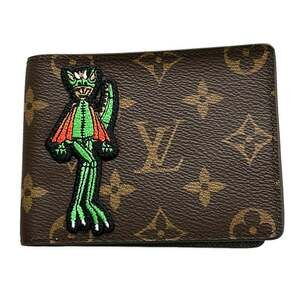Louis Vuitton Portefeuille Slender NM LV Friend Bill Holder M80156 Monogram